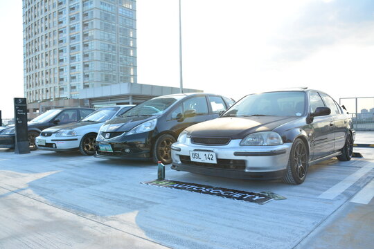 Honda civic at zoom meet car meet in San Juan, Philippines