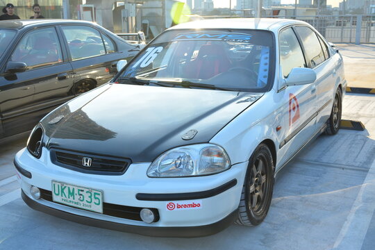 Honda civic at zoom meet car meet in San Juan, Philippines