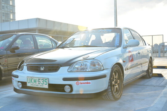 Honda civic at zoom meet car meet in San Juan, Philippines