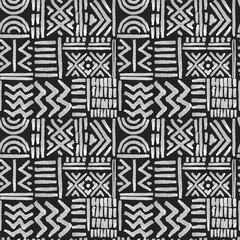 Beautiful seamless pattern with national African traditional ornament.
