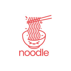 kawaii noodle Logo