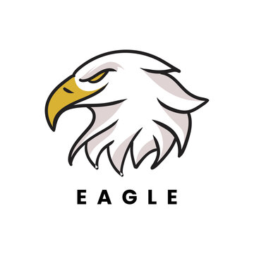 Simple Eagle Head Logo
