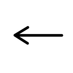left arrow icon