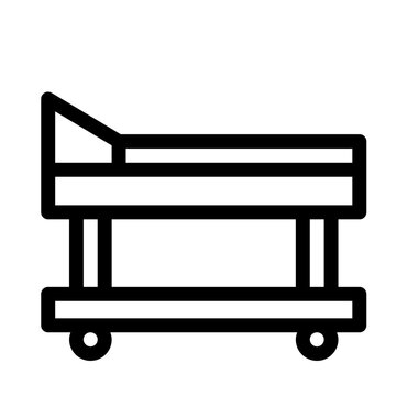 recommend clip art: hospital gurney icon