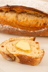 Pane Di Casa beer bread made on pale ale with a unique hoppy flavour.