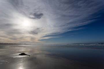 Obraz premium Beautiful sky over the Pacific Ocean in California