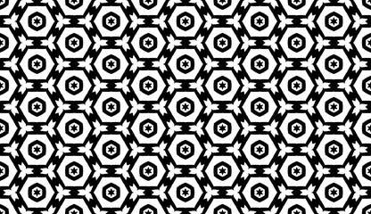 black and white seamless pattern