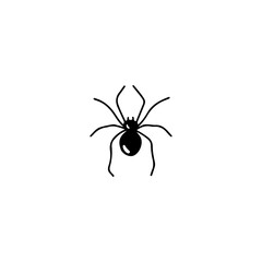 doodle concept spider illustration vector