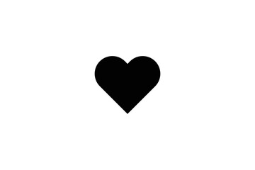 Minimal Awesome Trendy Love Icon Design Template On White Background