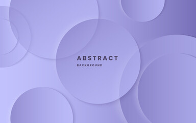 Obraz premium Modern abstract background elegant circle shape design. light purple gradient background. circle shape and shadow. illustration vector 10 eps.