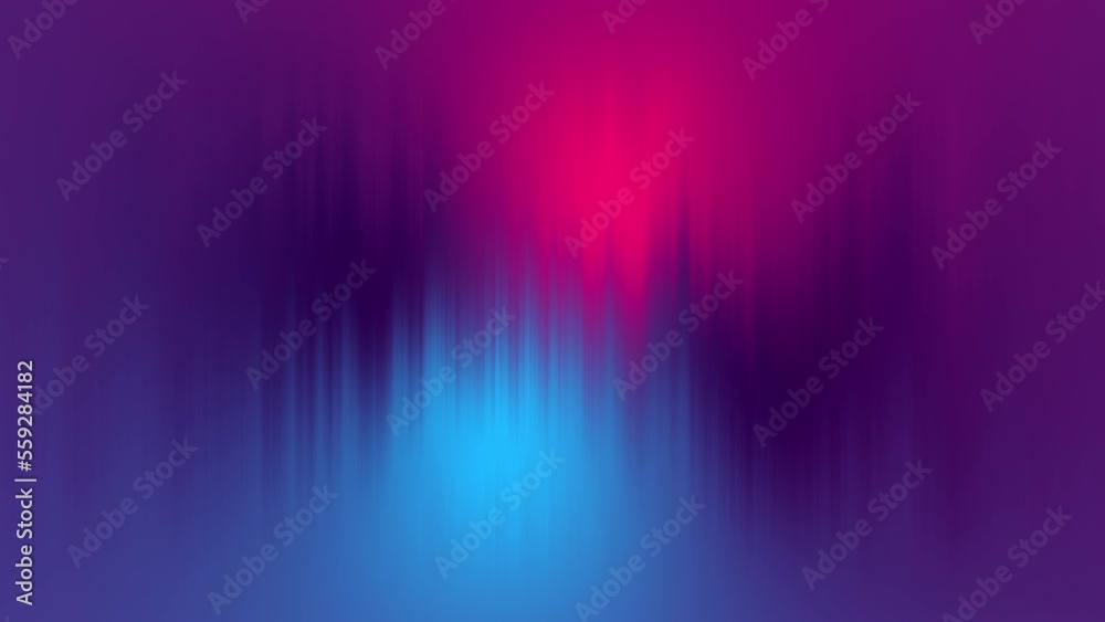 Sticker glow neon blue pink stripe vertical gradient shapes smooth animation. movement of rainbow rays in sp
