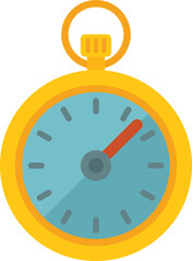 Gym sportwatch icon flat vector. Sport children. Room education isolated