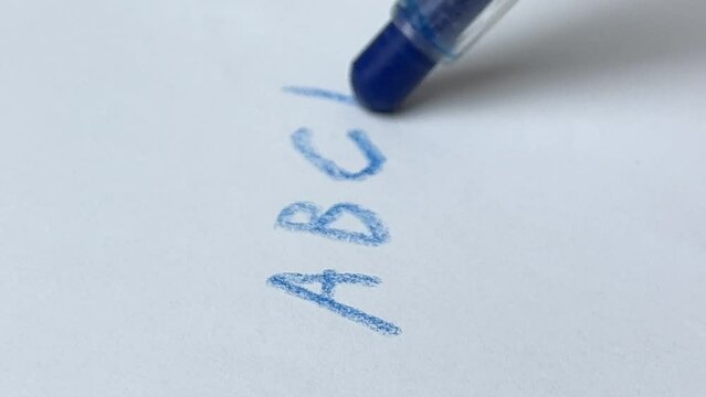 ABCD 영어 스펠링 쓰기