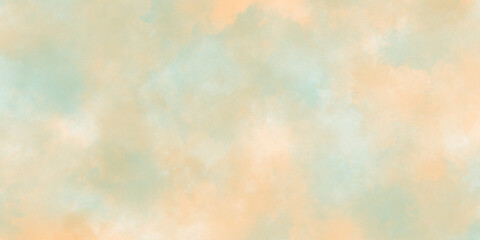 Abstract watercolor background with stains, soft and pastel watercolor paper texture with smoke and splashes, watercolor background for any decorative and creative design.