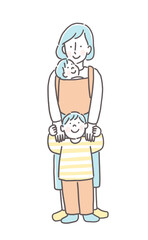 お母さんと赤ちゃん