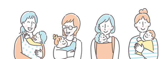 お母さんと赤ちゃん