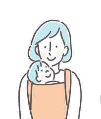 お母さんと赤ちゃん
