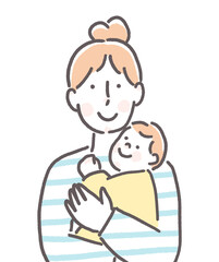 お母さんと赤ちゃん