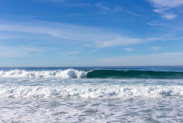 Waves in the Pacific Ocean in California