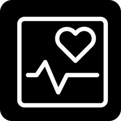 Solid Health, Medicine, App, Icon, Heart icon