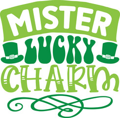 Mister Lucky Charm Retro SVG Design