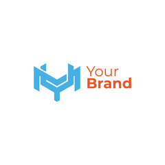 Logo Letter M Y and Mechanic