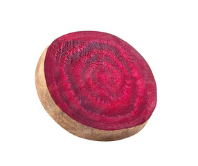 slice beetroot on transparent png