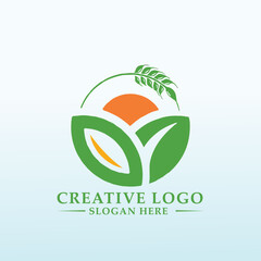 Simple farming logo for crop consultants
