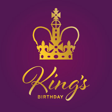 King's Birthday regal royal crown