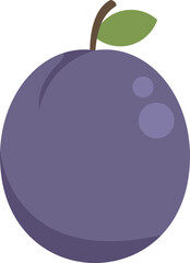 Pear fruit icon flat vector. Eco farm. Vegetable food isolated