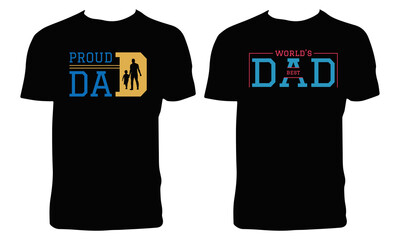 Fathers Day T Shirt Design Bundle Vector Illustration 