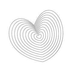 doodle blob line, abstract wave line vector