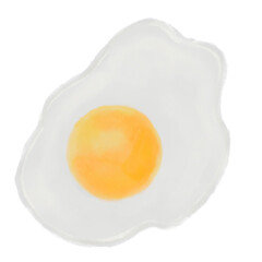 Fire egg water color delicious 