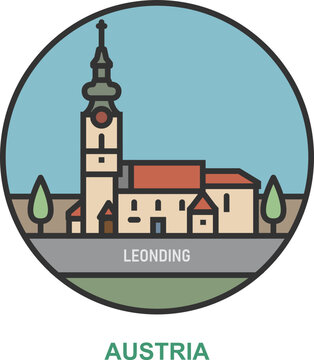 Leonding. Cities and towns in Austria
