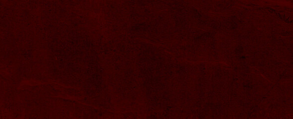 Dark Red horror scary background with copy space for text, image. Royalty high-quality stock photo of Wall with blood splatter and grunge. Horizontal design on cement concrete texture as backgrounds