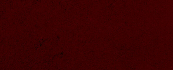 Dark Red horror scary background with copy space for text, image. Royalty high-quality stock photo of Wall with blood splatter and grunge. Horizontal design on cement concrete texture as backgrounds
