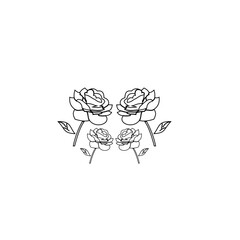 simple and elegant black and white roses, suitable for use in all fields, especially those related to the plant world