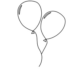 Ballon Lineart