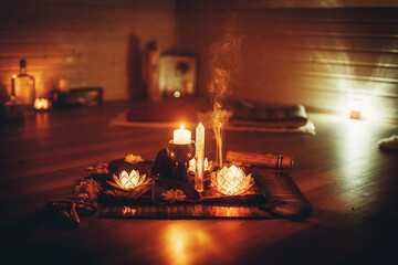 Cacao ceremony space, heart opening medicine. Ceremony space.