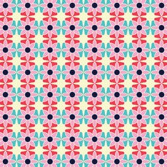 Abstract Geometric Coloring Pattern