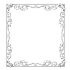frames in vintage style with elements of ornament, art, pattern, background, texture