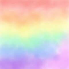 Pastel rainbow colored square background