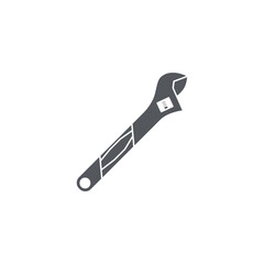 Wrench Construction Tools Equipment Device Icon Set Collection Black Solid