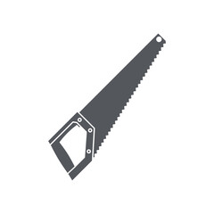 Wood saws Construction Tools Equipment Device Icon Set Collection Black Solid