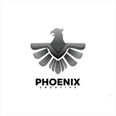 Phoenix logo design colorful