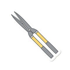 Little Triangle Miser Construction Tools Equipment Device Icon Set Collection Sticker