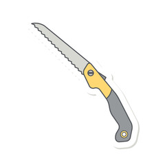 Iron Hammer Construction Tools Equipment Device Icon Set Collection Sticker