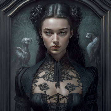 Portrait of Gothic Woman 