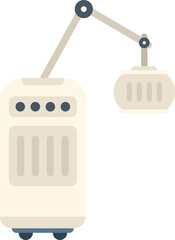 Physical therapist equipment icon flat vector. Physio treatment. Rehab exercise isolated