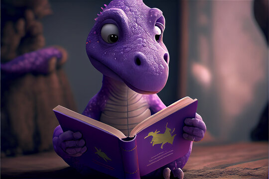 Tiny) Dinosaur Avatar - Purple